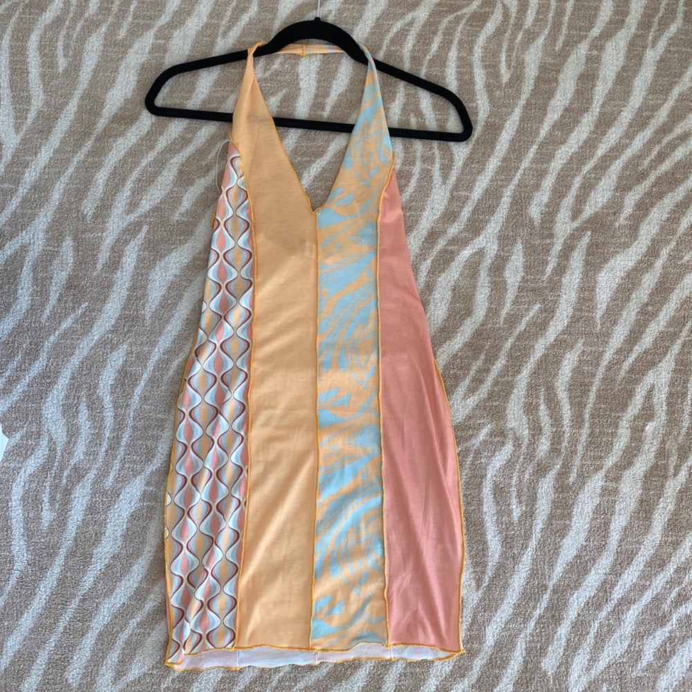 Brand new fun halter sun dress